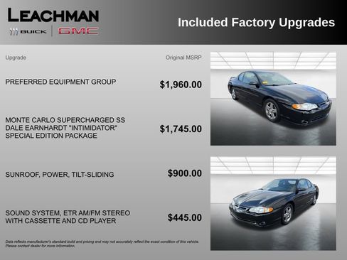 Used 2004 Chevrolet Monte Carlo SS w/ Preferred Equipment Group image 11