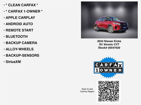 Used 2024 Nissan Kicks SV image 7