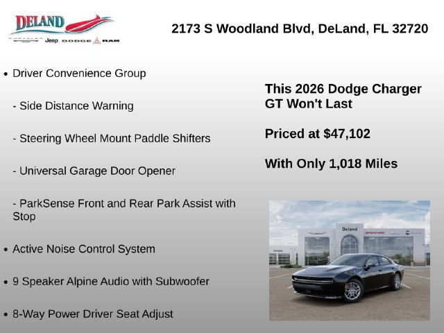 New 2026 Dodge Charger R/T w/ Driver Convenience Group AWD/4WD image 15