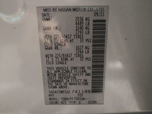 Used 2016 Nissan Rogue S image 33