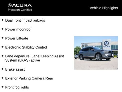 Certified 2024 Acura MDX SH-AWD w/ Advance Package image 17