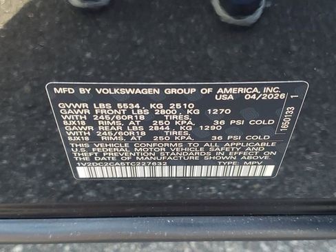 New 2026 Volkswagen Atlas Cross Sport SE FWD image 28