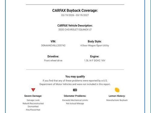 Used 2020 Chevrolet Equinox LT image 44