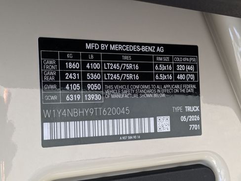 New 2026 Mercedes-Benz Sprinter 2500 image 12