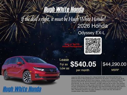 New 2026 Honda Odyssey EX-L