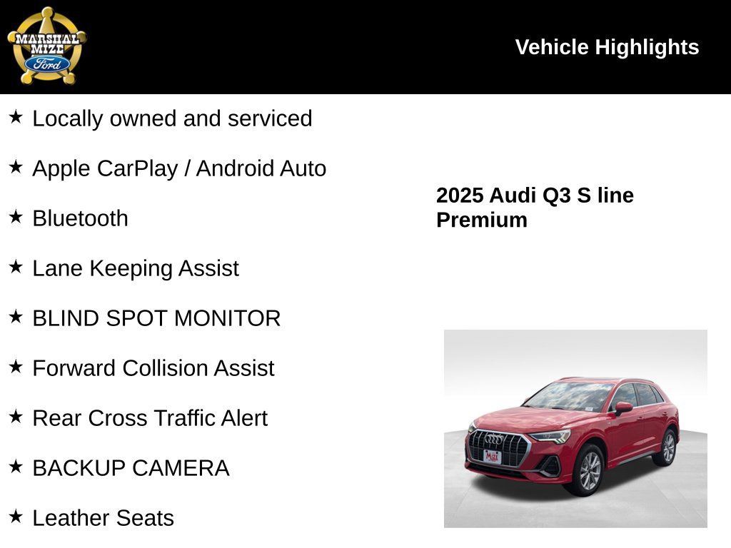 Used 2025 Audi Q3 2.0T Premium AWD/4WD image 2