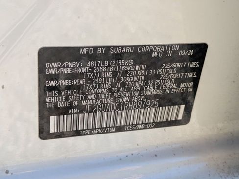 Used 2024 Subaru Crosstrek 2.0i Premium image 30