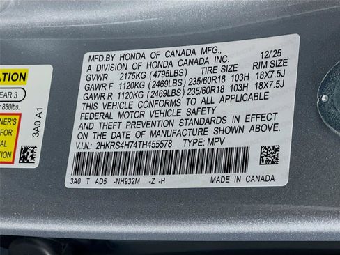 New 2026 Honda CR-V EX-L image 24