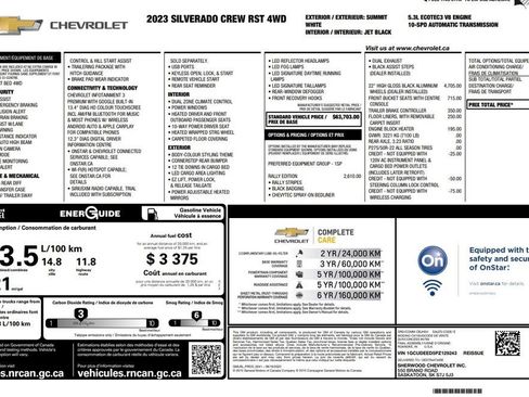 Used 2023 Chevrolet Silverado 1500 RST w/ Rally Edition AWD/4WD image 3