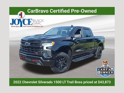 Certified 2022 Chevrolet Silverado 1500 LT Trail Boss w/ Convenience Package II AWD/4WD image 1