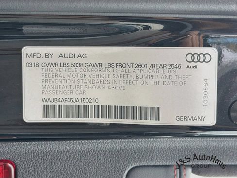 Used 2018 Audi S4 Premium Plus AWD/4WD image 40