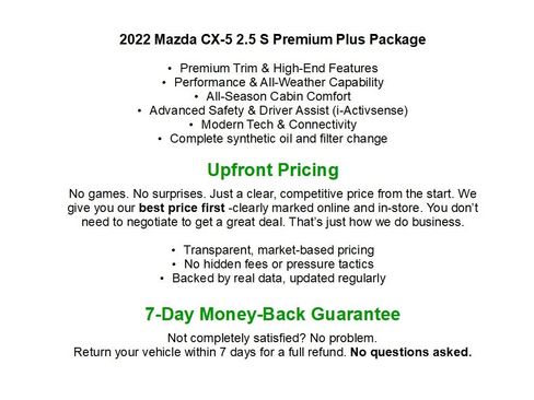 Used 2022 MAZDA CX-5 AWD 2.5 S w/ Premium Plus Pkg image 2