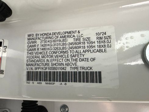 Certified 2025 Honda Ridgeline Sport image 16