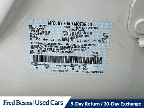 Certified 2023 Ford Explorer XLT w/ Equipment Group 202A image 34