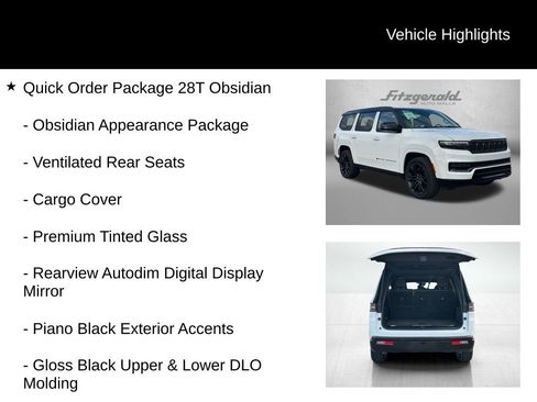 Used 2024 Jeep Grand Wagoneer Series II w/ Quick Order Packagew 28T image 9