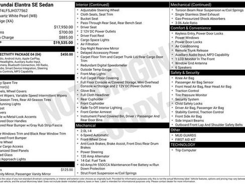 Used 2018 Hyundai Elantra SE w/ SE Connectivity Package 04 image 7