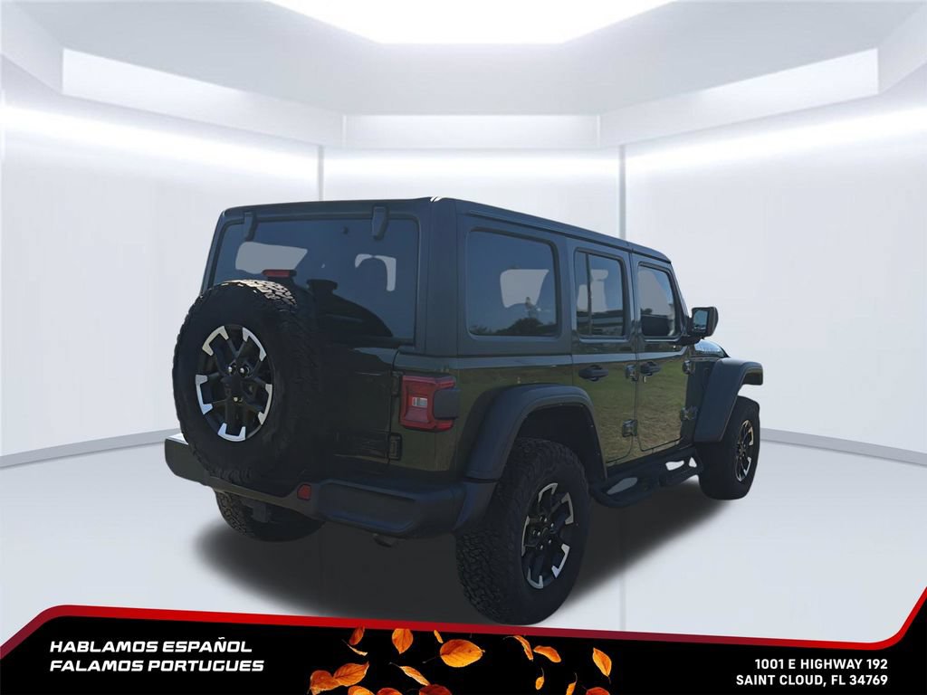 Used 2024 Jeep Wrangler Unlimited Rubicon 4xe w/ Technology Group AWD/4WD image 6