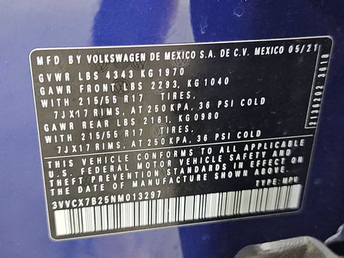 Used 2022 Volkswagen Taos S FWD image 16