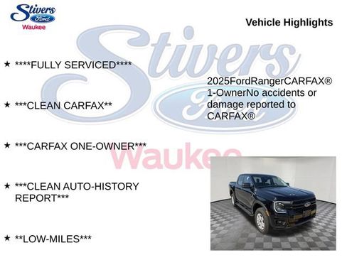 Used 2025 Ford Ranger XL w/ Trailer Tow Package AWD/4WD image 16