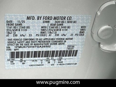 New 2026 Ford Explorer Active RWD image 32