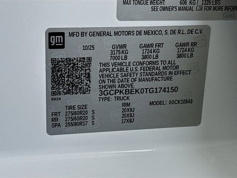 New 2026 Chevrolet Silverado 1500 Custom w/ Turbomax Blackout Package image 30