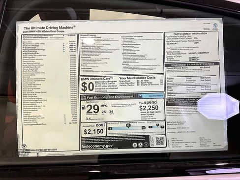 New 2026 BMW 430i xDrive w/ M Sport Package AWD/4WD image 18