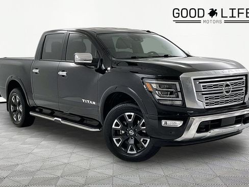 Used 2021 Nissan Titan Platinum Reserve w/ Off Road Protection Package AWD/4WD image 1