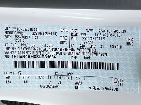 New 2025 Ford Ranger XL image 57