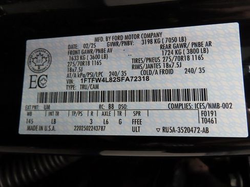 Used 2025 Ford F150 Tremor w/ Tow/Haul Package image 57