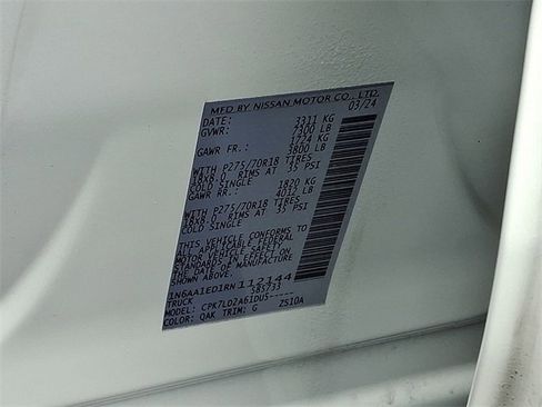 Used 2024 Nissan Titan PRO-4X w/ Off Road Protection Package image 26