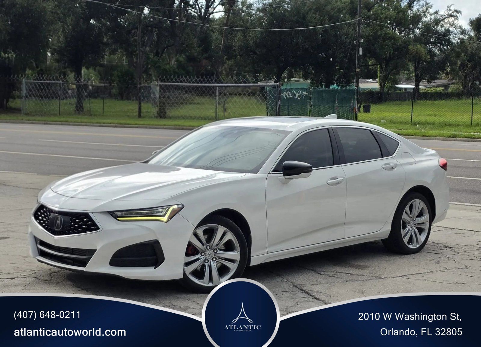 Used 2021 Acura TLX w/ Technology Package AWD/4WD image 1