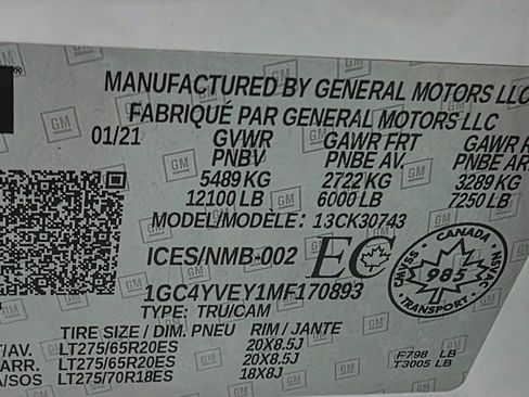 Used 2021 Chevrolet Silverado 3500 High Country w/ Z71 Off-Road Package image 48