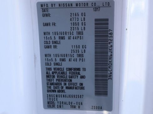 Used 2018 Nissan NV200 S w/ Cruise Control Package image 37