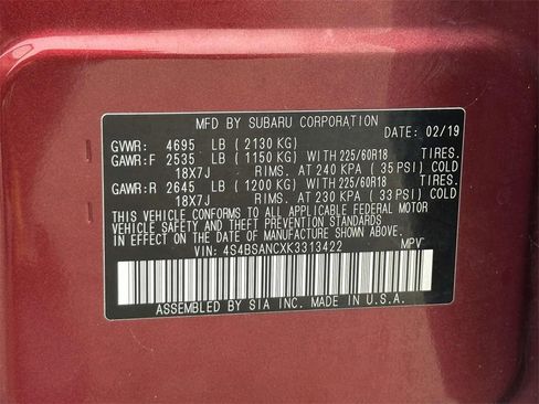 Used 2019 Subaru Outback 2.5i Limited w/ Popular Package #2 image 28