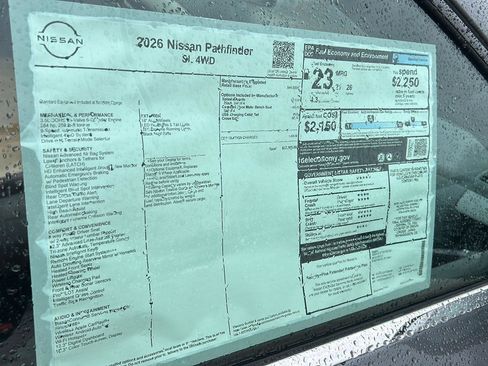 New 2026 Nissan Pathfinder SL AWD/4WD image 30