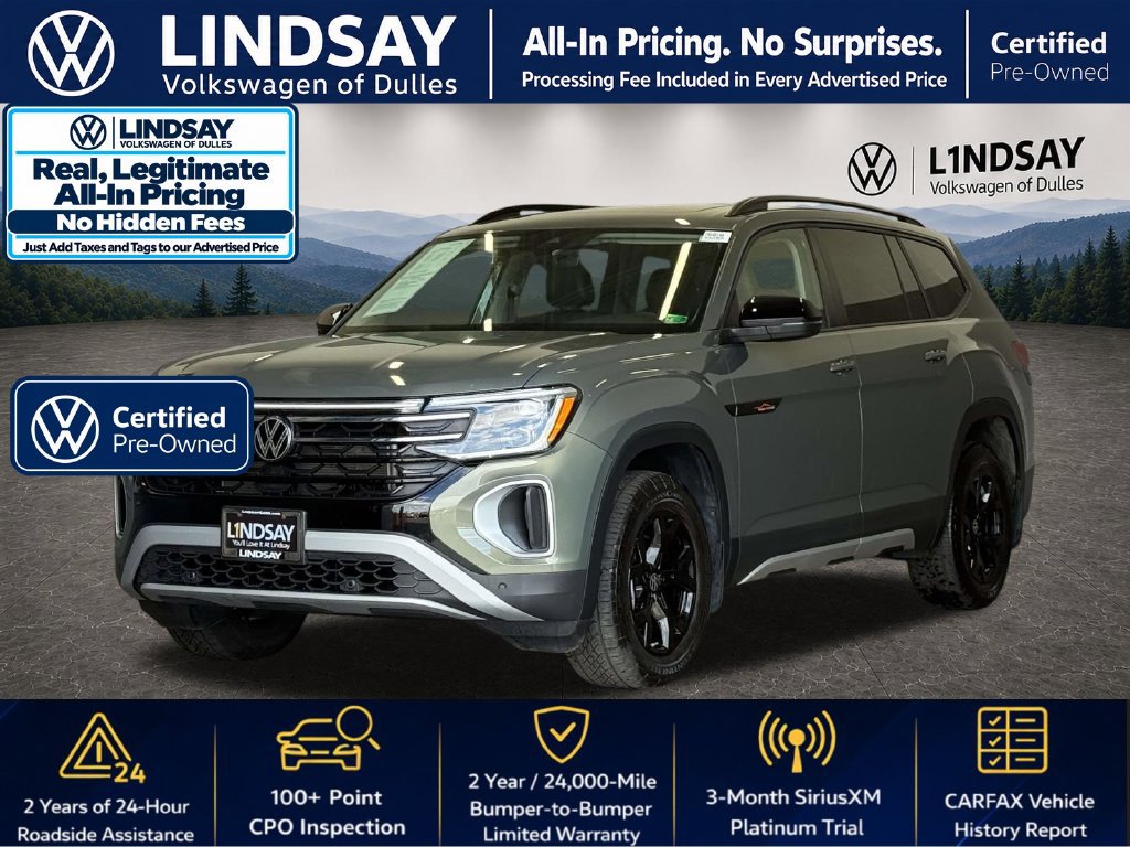 Used 2024 Volkswagen Atlas Peak Edition SE AWD/4WD image 4
