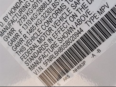 Certified 2025 Honda Odyssey Touring image 20