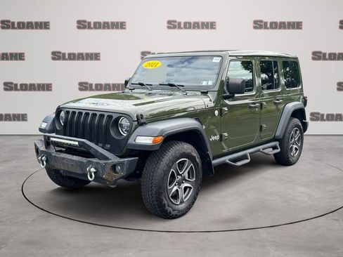 Used 2021 Jeep Wrangler Unlimited Sport w/ Sun And Sound Package AWD/4WD image 1
