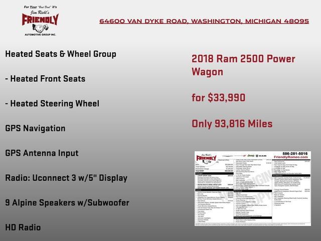 Used 2018 RAM 2500 Power Wagon w/ Luxury Group AWD/4WD image 5