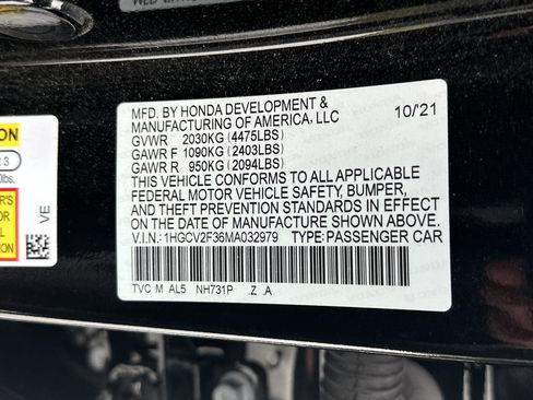 Used 2021 Honda Accord Sport image 35