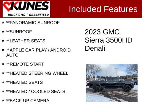 Used 2023 GMC Sierra 3500 Denali w/ Denali Black Diamond Edition image 2