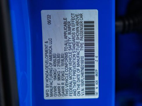 Used 2022 Honda Civic Sport Touring image 45