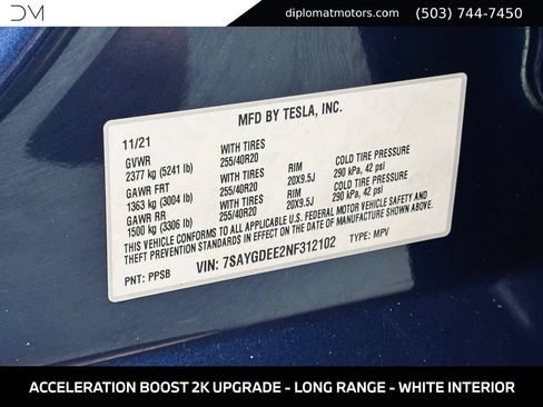 Used 2022 Tesla Model Y Long Range AWD/4WD image 44