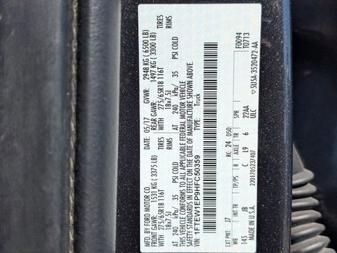 Used 2017 Ford F150 XLT w/ Equipment Group 302A Luxury image 20