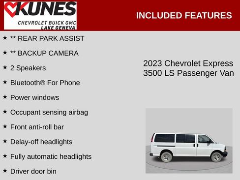 Used 2023 Chevrolet Express 3500 LS RWD image 2