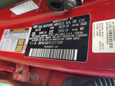 Used 2020 Kia Rio S FWD image 33