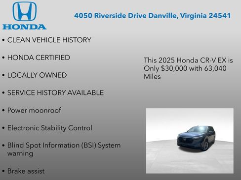 Used 2025 Honda CR-V EX image 7