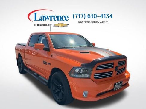 Used 2017 RAM 1500 Sport w/ Ignition Orange Sport Package image 1