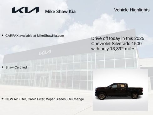 Used 2025 Chevrolet Silverado 1500 RST w/ All Star Edition Plus AWD/4WD image 9
