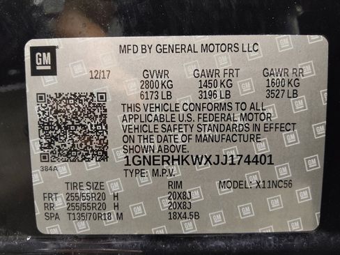 Used 2018 Chevrolet Traverse LT w/ LPO, Floor Liner Package FWD image 33